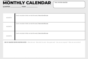 BIllyajames-Marketing Strategy- Marketing Calendar_QUarter-2