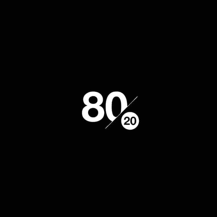 80/20 Rule to Branding 80/20 Rule to Branding